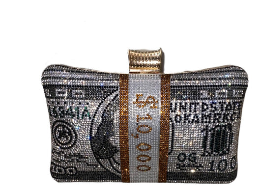 Diamond Money Clutch