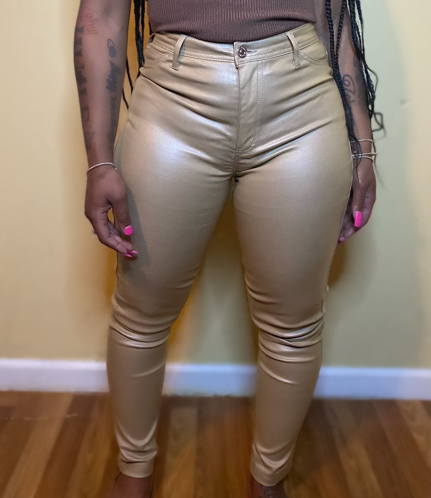 Brown Leather Pants